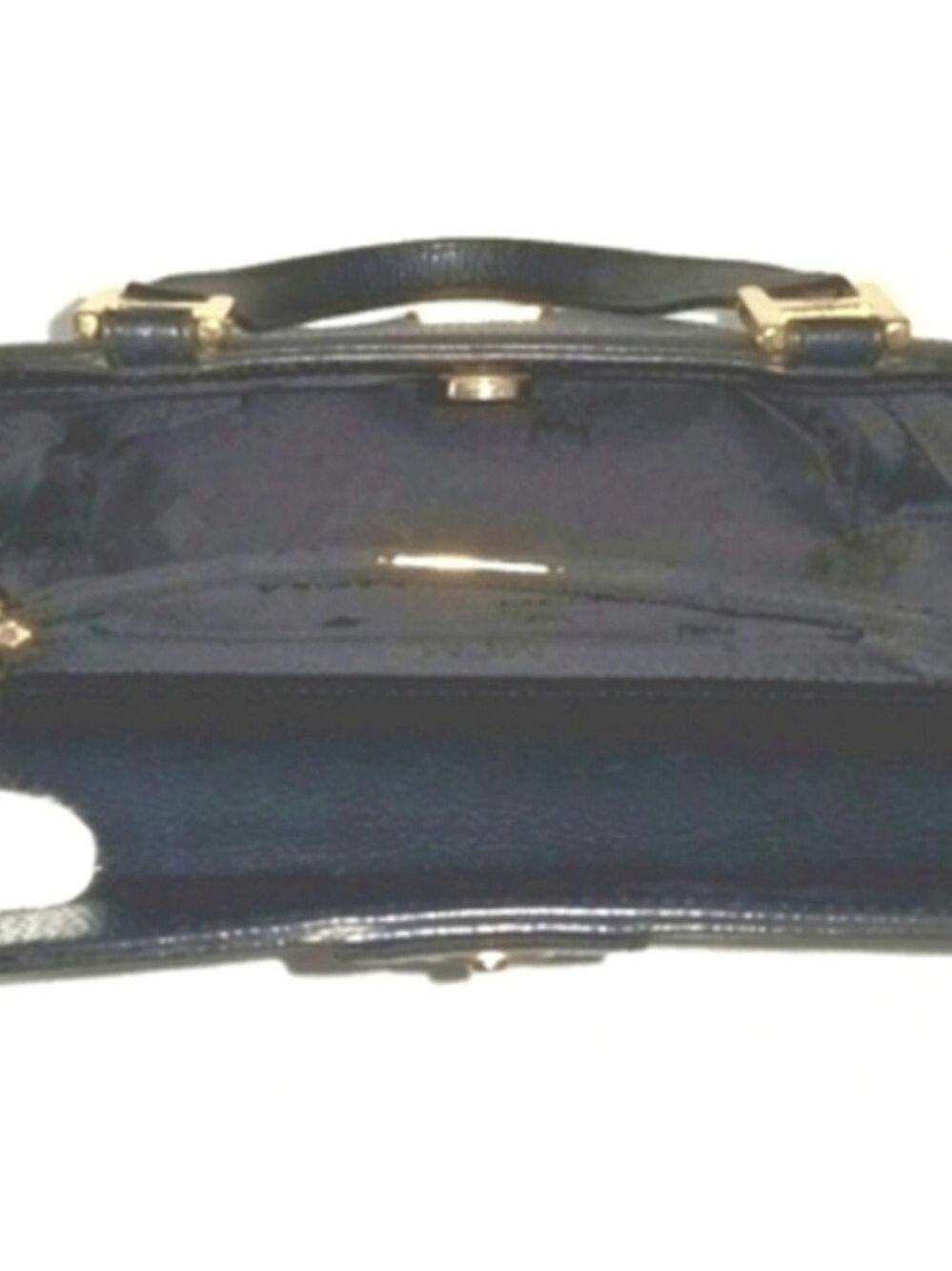 MCM Black Leather Flap Bag with COA - Picture 10 of 14